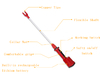Agriculture Long Electric Cattle Prodder 112cm With Polycarbonate Shaft